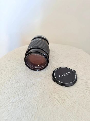 Objectif Canon lens fd 135mm 1 2.5 sc + filtre Canon 58mm Skylight 1x