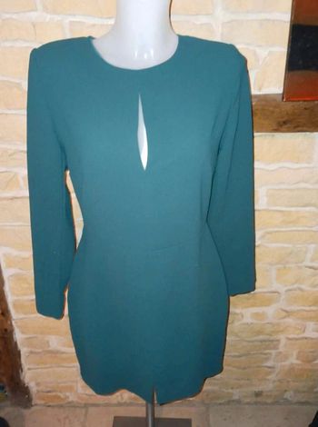 Magnifique robe bleu canard