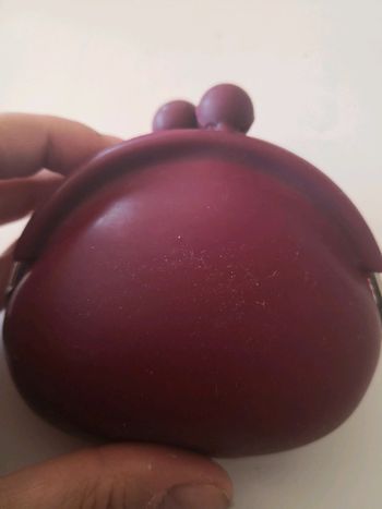 Porte monnaie bordeaux