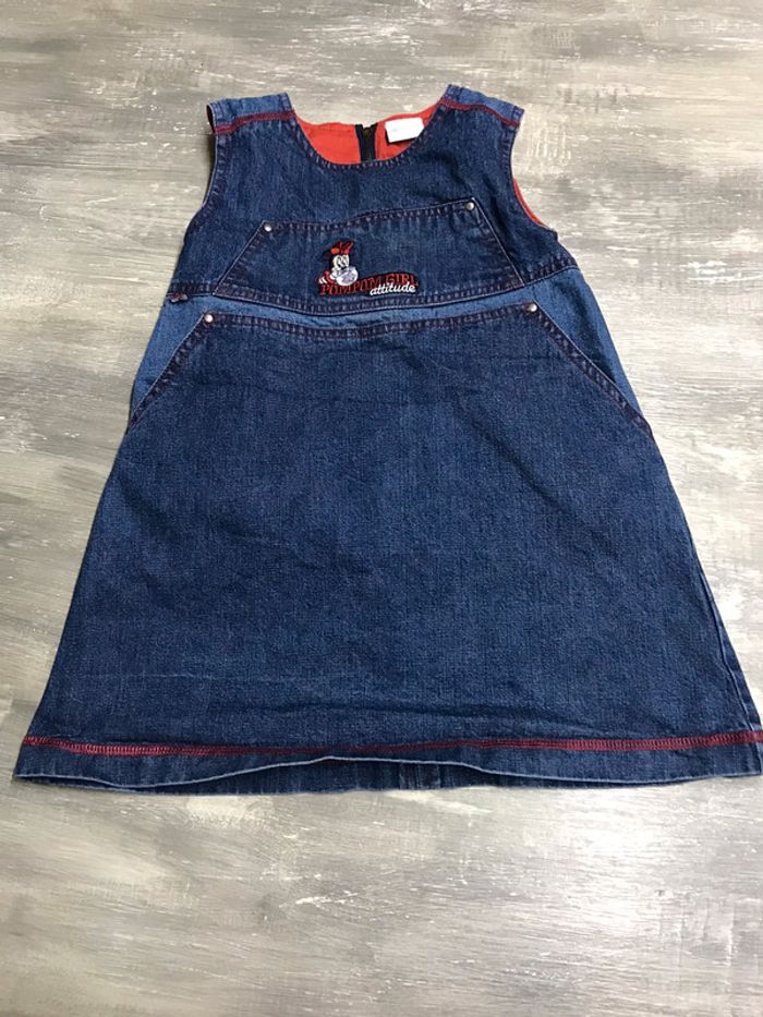 Robe en jeans bleu