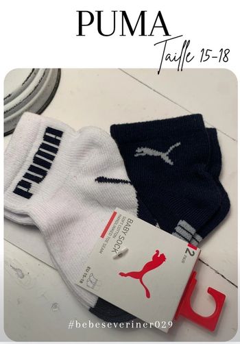 Lot 2 paire chaussettes Puma