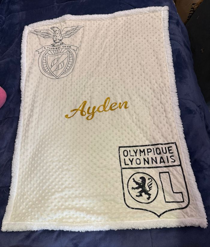 Couverture personnalisée  foot