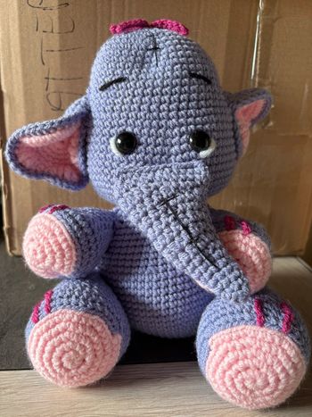 Peluche fait main l’éfélant