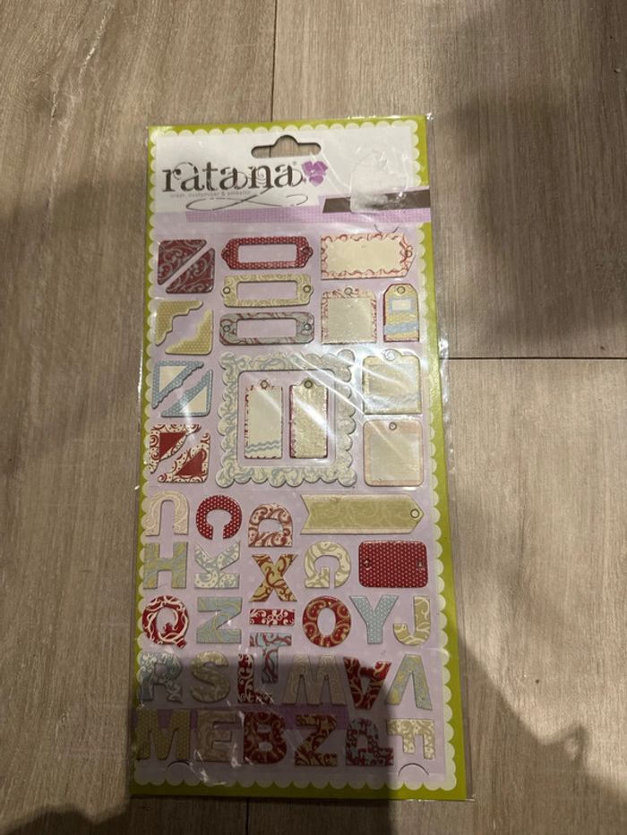Autocollant scrapbooking