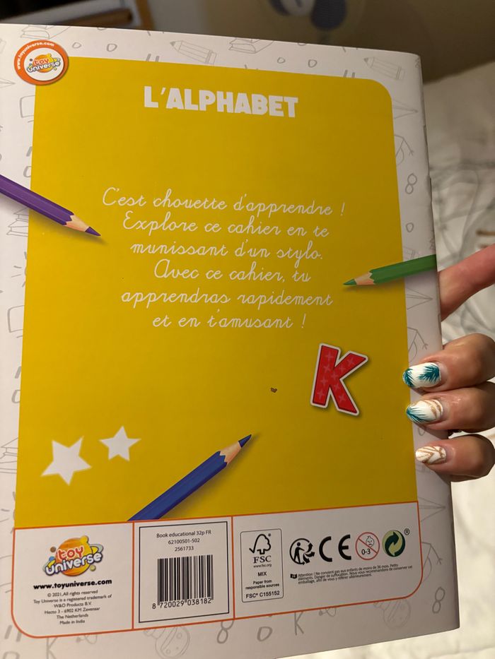 Cahier d’exercices sur l’alphabet NEUF - photo numéro 2