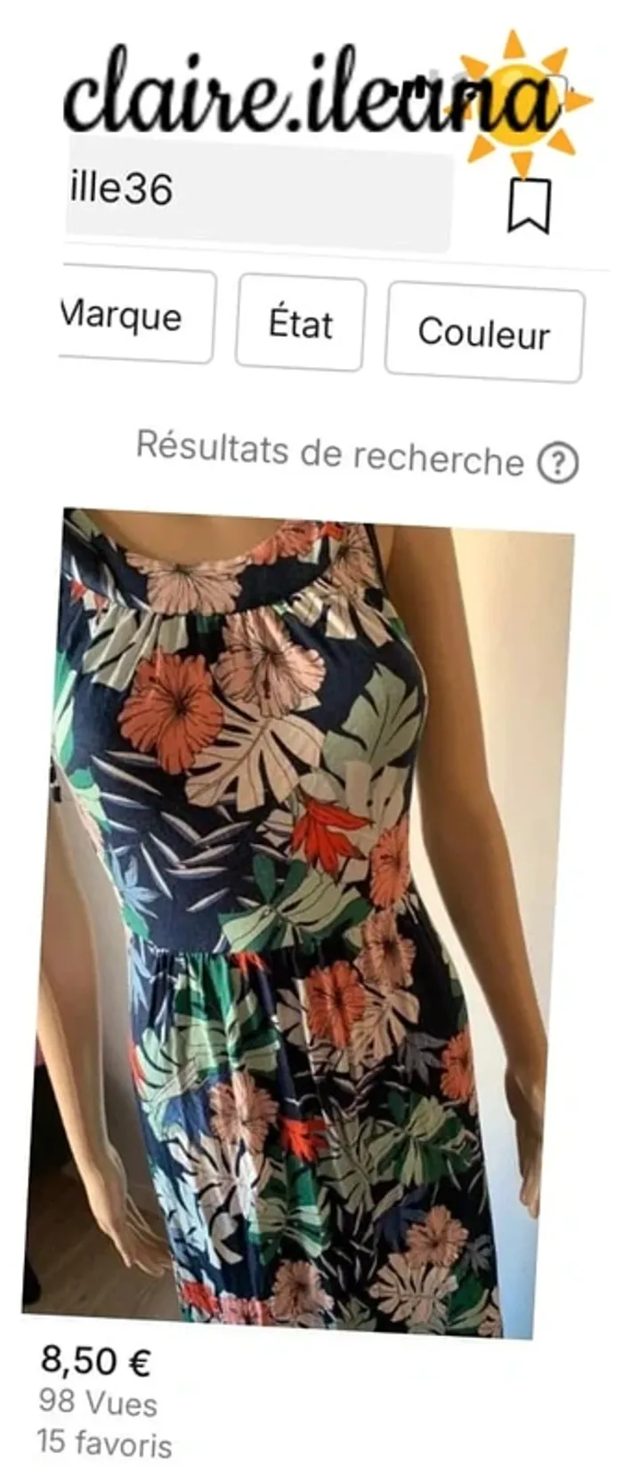🛑 robe longue taille 36🛑 - photo numéro 3
