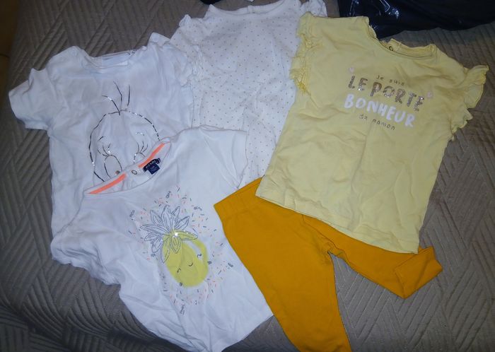Vente de vêtements petites filles 9 a 12 mois - photo numéro 3