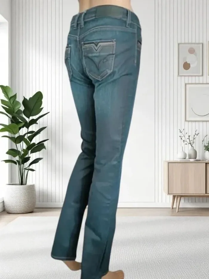 Jean Kaporal modéle aud ,coupe regular ,taille basse ,stretch - photo numéro 2
