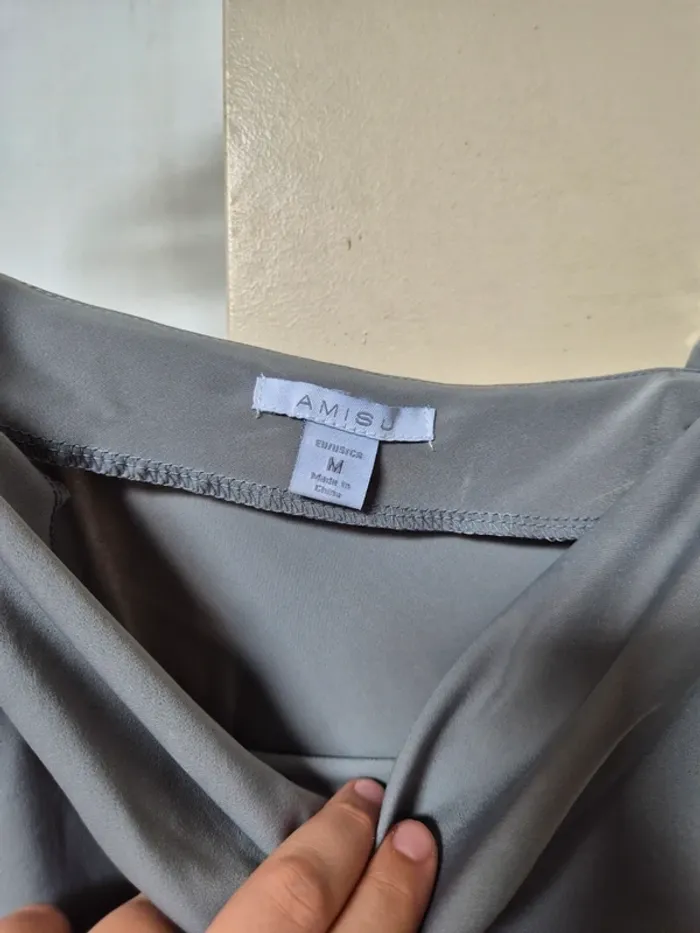 Debardeur croc top gris - photo numéro 2