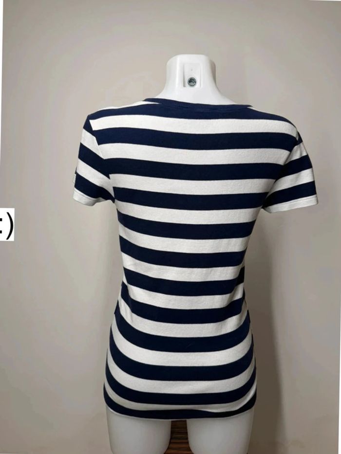 T-shirt femme Ralph Lauren Sport taille L col V - photo numéro 2
