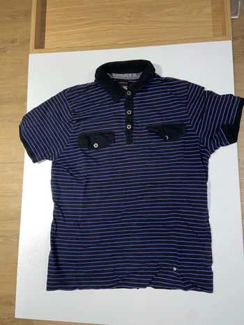Polo rayé homme