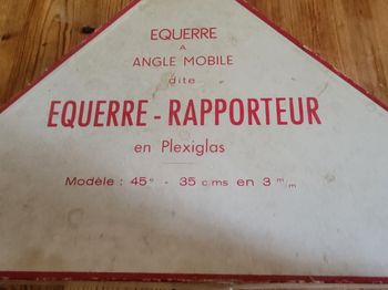 Équerre rapporteur