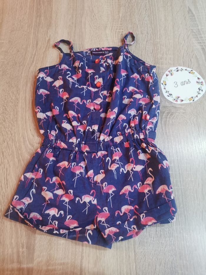 Lot de 2 combishorts été fille 3ans sergent major tbe - photo numéro 2