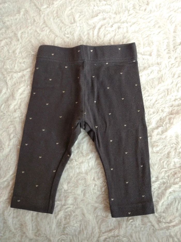 Ensemble (tee shirt manches longues fée+legging cœur) Fille 3 mois - photo numéro 9