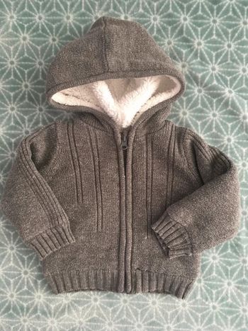 Veste épaisse grise Tissaia - 9 mois