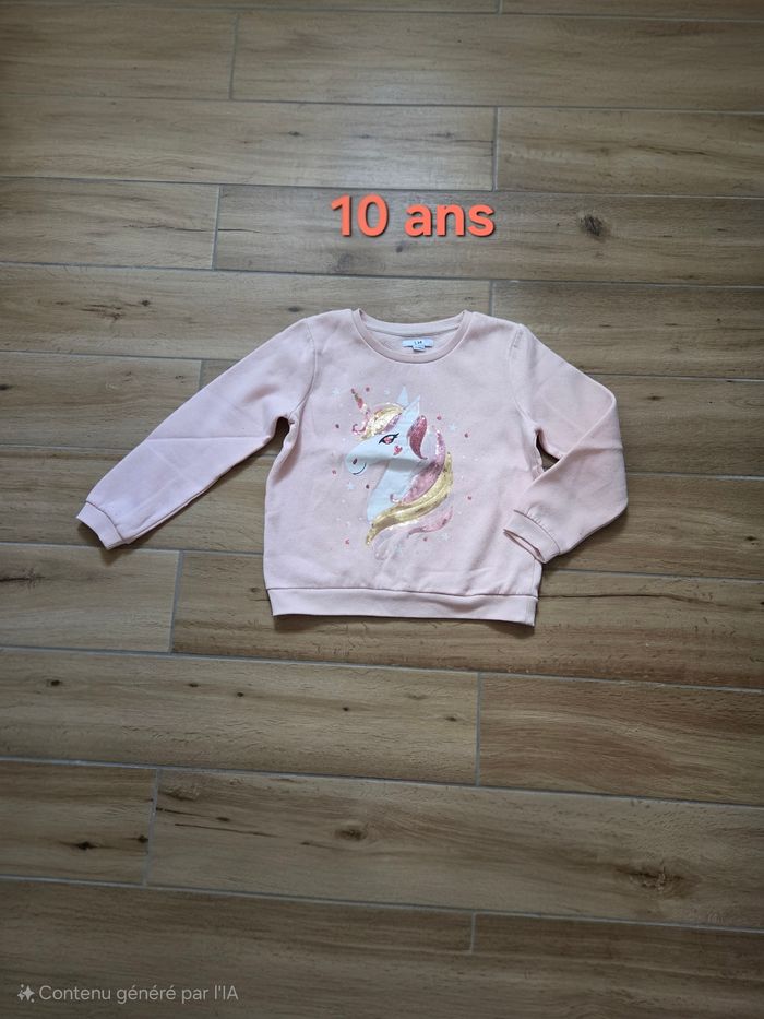 Sweat Licorne 10 ans