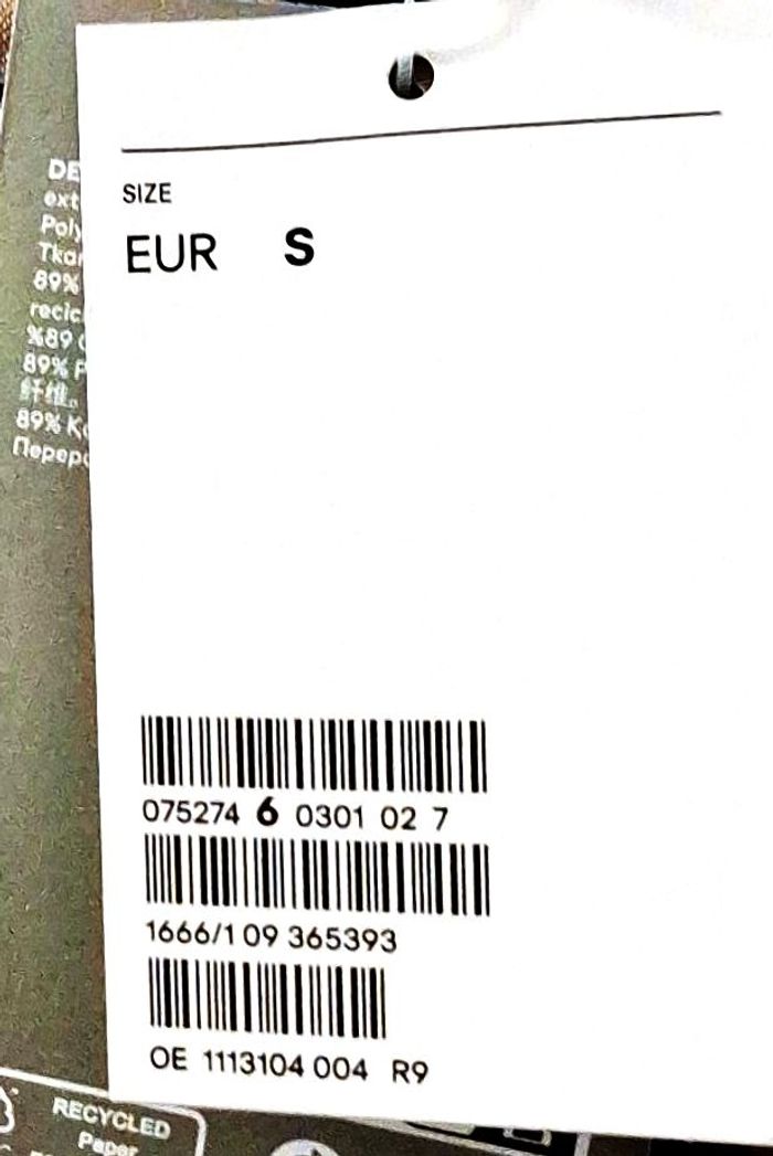 H&M robe noire et blanche, taille S - photo numéro 3