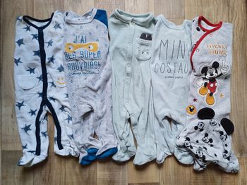 Lot de 5 pyjamas velours