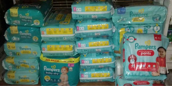 Couches Pampers 12€