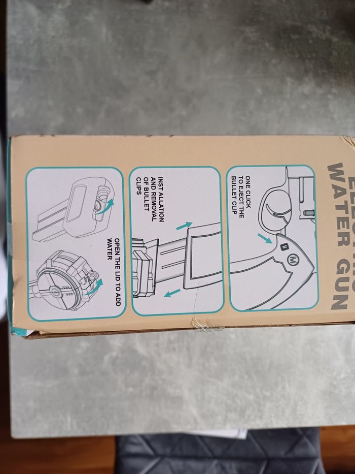 2 pistolets à eau électrique neuf - photo numéro 4