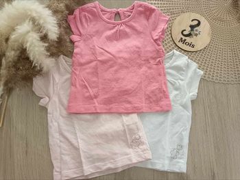 Lot 3 maillot bébé fille