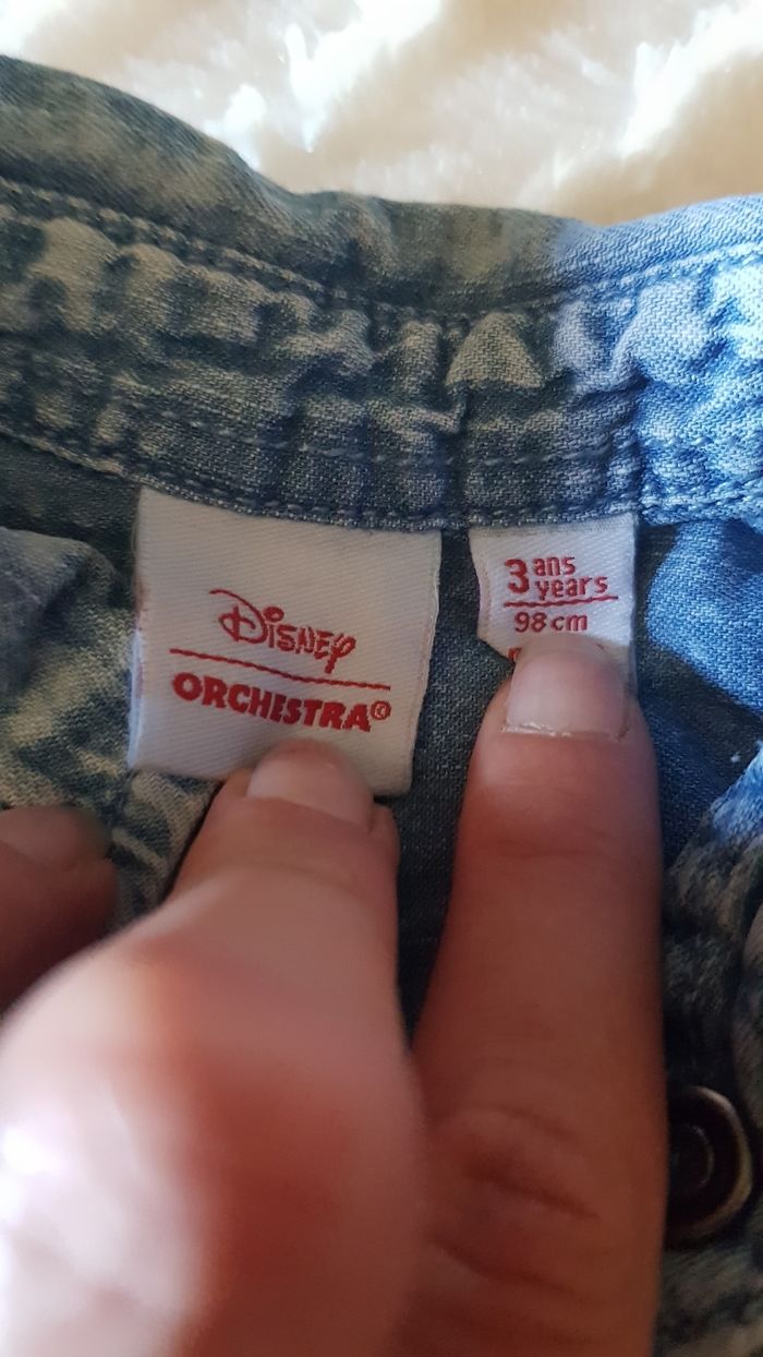 Chemise mickey délavé - photo numéro 4