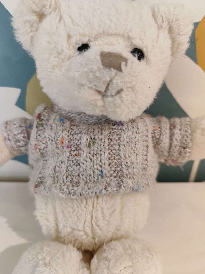 Peluche ourson ours nounours Bukowski. - photo numéro 3