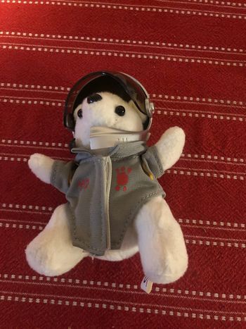 Peluche telethon sapeur pompier