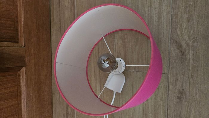 Abat-jour rose NEUF - photo numéro 4