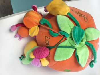 Grosse citrouille peluche