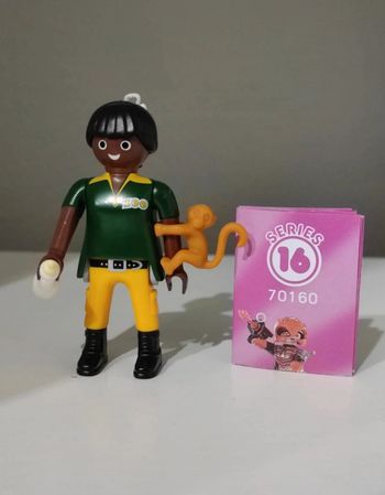 Playmobil figure série 16 éleveuse zoo