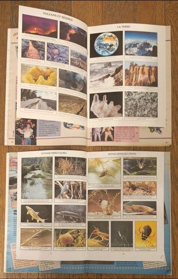 Lot de 2 journaux de Mickey avec Cadeaux vignettes panini découvertes fin 80 début 90 vintage