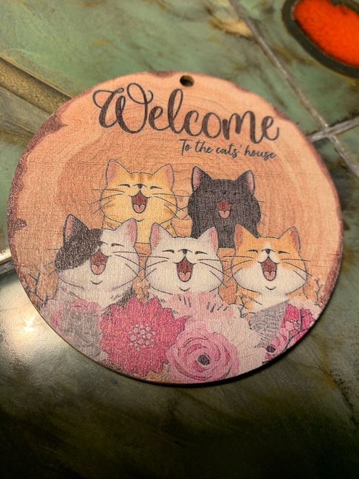 Déco welcome to the cat’s house - photo numéro 2
