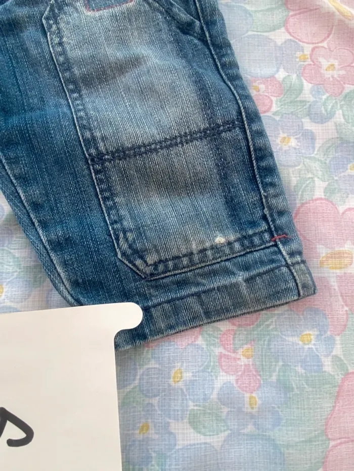Beau bermuda jeans short lcdp 3 ans - photo numéro 3