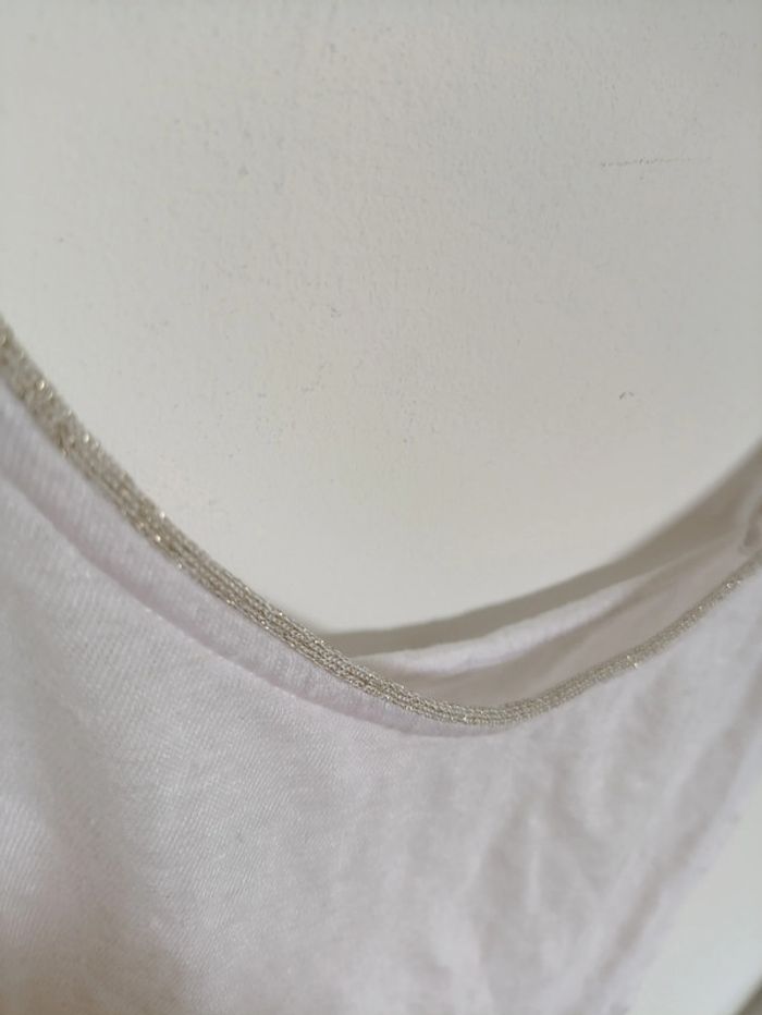Débardeur blanc à fines bretelles – Sud Express - photo numéro 2