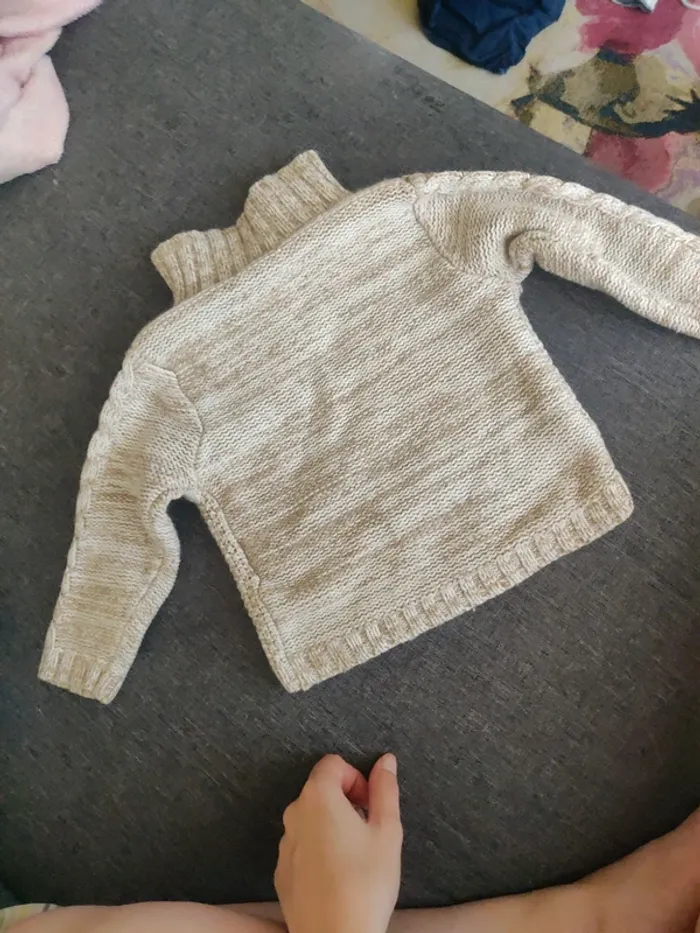 Pull beige - photo numéro 4