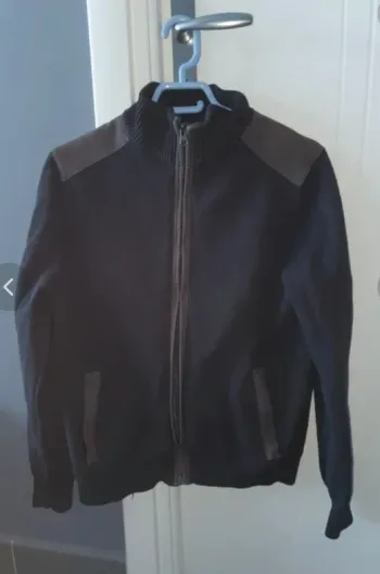 Gilet zippé anthracite taille M