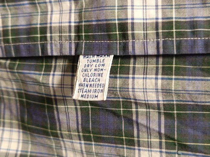 🟩 Chemise Ralph Lauren à Carreaux Vert/Bleu – Slim Fit – Taille M - photo numéro 4