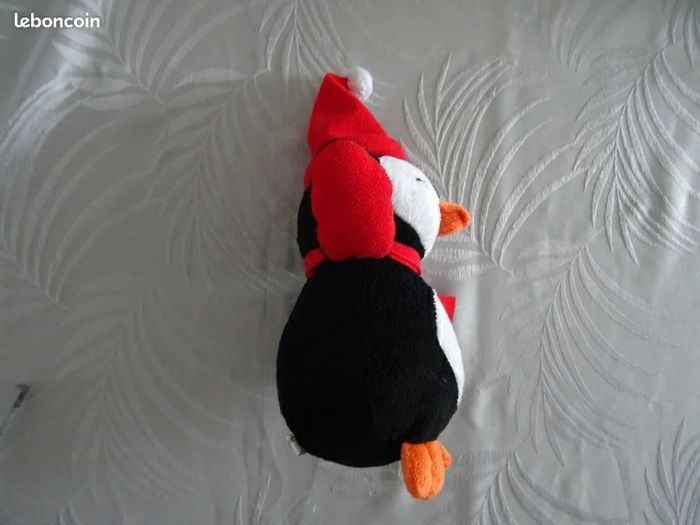 Pingouin en peluche 28 cm de haut - photo numéro 6