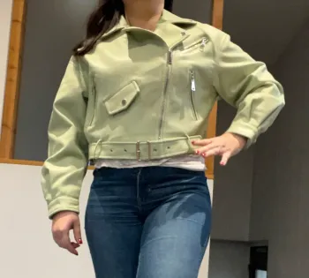 Perfecto vert oversize m neuf