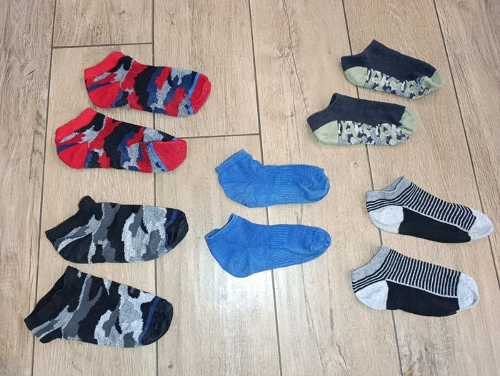 Lot de chaussettes basses garçon 10 ans