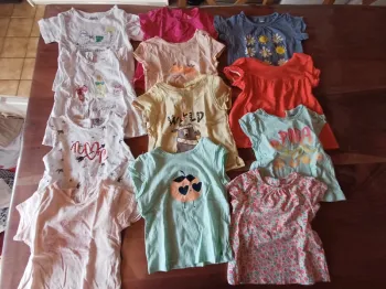 Lot de t shirt manches courtes