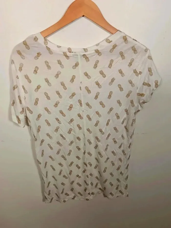 C13 t-shirt imprimé blanc R edition S - photo numéro 2