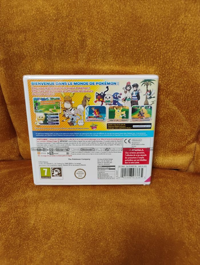 Jeu 3ds pokémon soleil neuf sous blister - photo numéro 2
