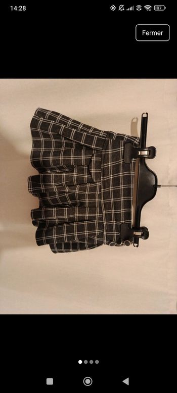 Jupe grise Kiabi 3 ans 