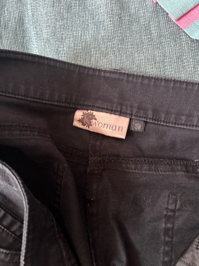 Pantalon taille 38 bleu marine Kwoman - photo numéro 3