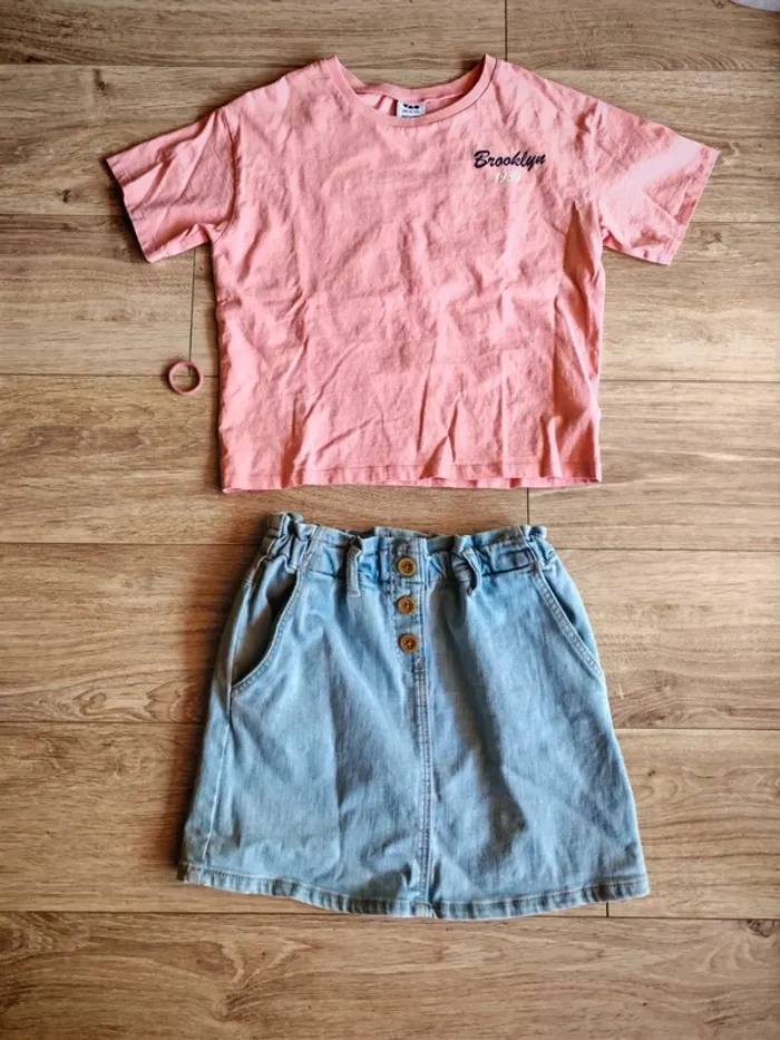 Ensemble jupe tao 10 ans rentrée scolaire