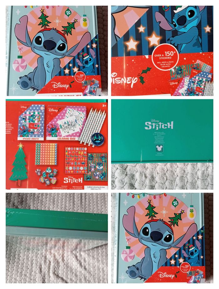 Boite métal plusieurs activités Stitch