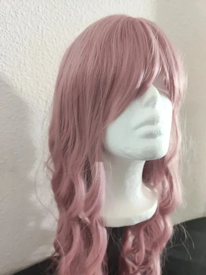 Perruque Naturelle Rose Pastel Luxe Tendance - photo numéro 18