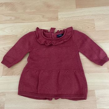 Robe bordeau 3 mois